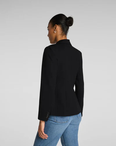 SPANX PONTE TAILORED BLAZER - BLACK