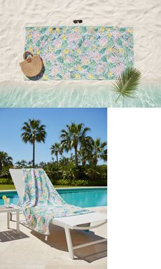 ARYEH LEMON BEACH TOWEL