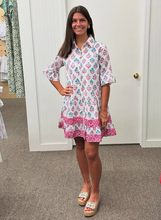 SULLIVAN SWING DRESS - LILAC CHIFFON