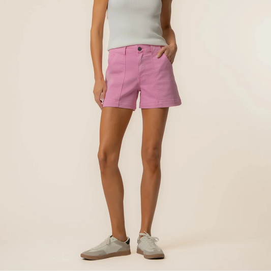 KUT FROM THE KLOTH JANE HIGH RISE SHORT - CUPCAKE