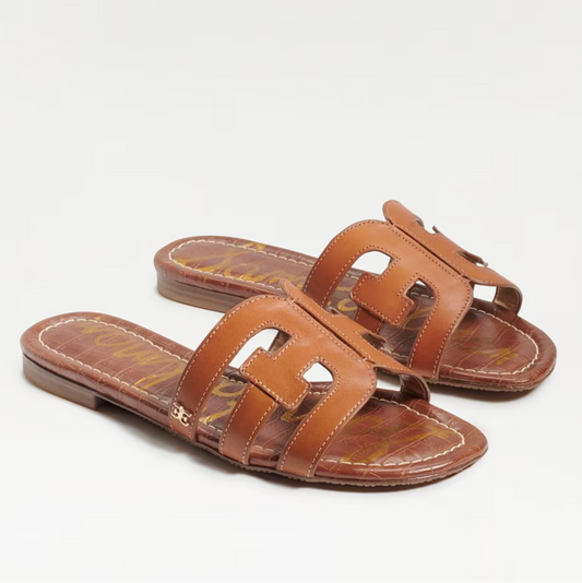 SAM EDELMAN BAY SLIDE SANDAL - SADDLE LEATHER