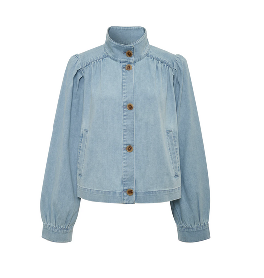 SANCTUARY CHARLOTTE DENIM JACKET - WHISPER