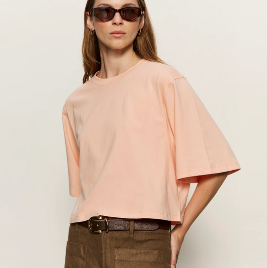 SANCTUARY BELLE TEE - WASHED SALMON