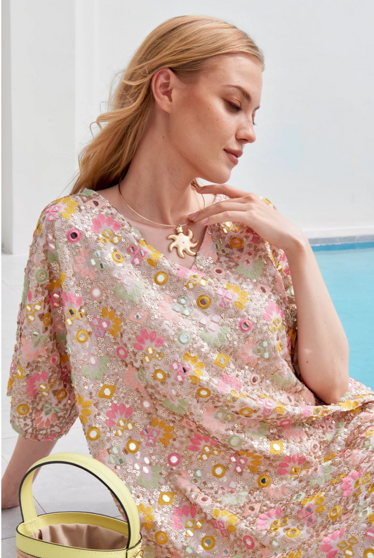 TELA MERCANTILE TIDE TREASURE DRESS