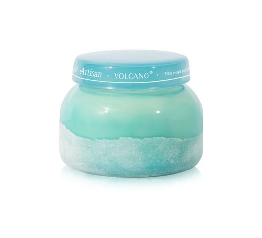CAPRI BLUE VOLCANO ARTISAN LUCE D' ALMAFI SIGNATURE CANDLE